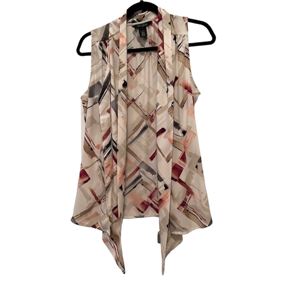 Women’s Sleeveless Tie Neck Blouse